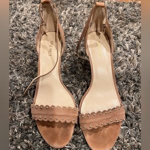 Nine West Suede Scallop Detail Heels